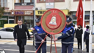 ÇAN'DA 18 MART TÖRENLE KUTLANDI