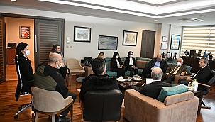 ÇASİAD VE İSTANBUL TİCARET ÜNİVERSİTESİ HEYETİNDEN BAŞKAN GÖKHAN'A ZİYARET