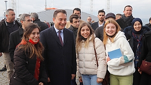 DEVA PARTİSİ LİDERİ KENTE GELDİ