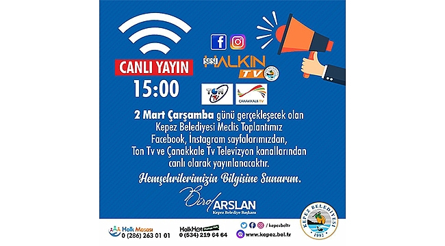 KEPEZ BELEDİYESİ MECLİS TOPLANTISI BUGÜN