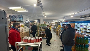 VALİ AKTAŞ, MARKETLERDE DENETİM YAPTI