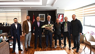 BAŞKAN GÖKHAN KONUKLARINI AĞIRLADI