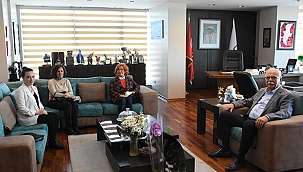 BAŞKAN GÖKHAN KONUKLARINI AĞIRLADI