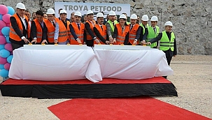 ÇANAKKALE EZİNE GIDA İHTİSAS ORGANİZE SANAYİ BÖLGESİNE İLK FABRİKANIN TEMELLERİ ATILDI