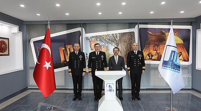 DENİZ KUVVETLERİ KOMUTANI ORAMİRAL ADNAN ÖZBAL, VALİ AKTAŞ'I ZİYARET ETTİ