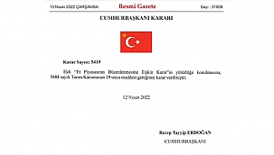 ET PİYASASIYLA İLGİLİ KARAR RESMİ GAZETE'DE!