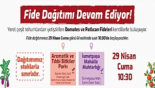 FİDE DAĞITIMI DEVAM EDİYOR