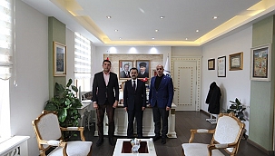 GÖKÇEADA AK PARTİ VE MHP İLÇE BAŞKANLARINDAN VALİ AKTAŞ'A ZİYARET