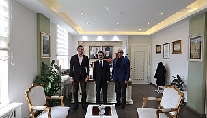 GÖKÇEADA AK PARTİ VE MHP İLÇE BAŞKANLARINDAN VALİ AKTAŞ'A ZİYARET