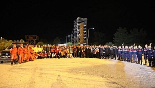 ÇANAKKALE'DE AFET MÜDAHALE PLANI KAPSAMINDA DEPREM TATBİKATI GERÇEKLEŞTİRİLDİ