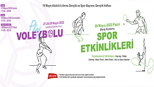 PLAJ VOLEYBOLU TURNUVASI 27 MAYIS'TA BAŞLIYOR