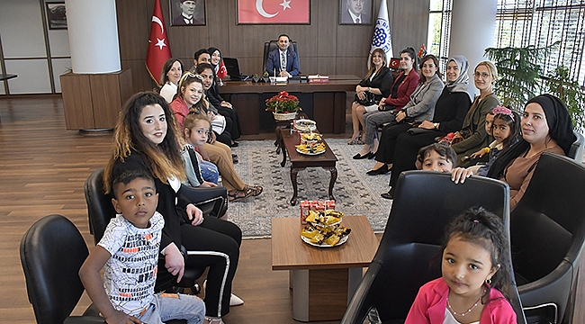 ŞADAN DOĞAN ANAOKULU'NDAN BAŞKAN ERDOĞAN'A ZİYARET