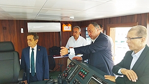 SEMİZOĞLU KİLİTBAHİR GEMİSİ İNCELEME ZİYARETİNE KATILDI
