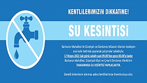 SULAR KESİLECEK!