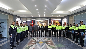 TRAFİK PERSONELLERİ BAŞARI BELGESİ İLE ÖDÜLLENDİRİLDİ