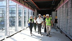 BAŞKAN GÖKHAN, YEŞİL YEREL YÖNETİM VE KÜLTÜR MERKEZİ ÇALIŞMALARINI İNCELEDİ