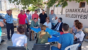 BAŞKAN VEKİLİ MUTLUAY, KURBAN KESİM VE SATIŞ ALANINI DENETLEDİ