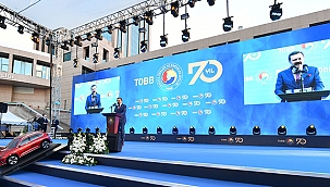 BİGA TSO HEYETİ TOBB'UN 70.YILI ETKİNLİĞİNE KATILDI