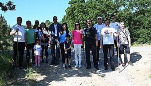 ÇAĞLAYAN TREKKİNG PARKURUNDA YÜRÜYÜŞ