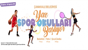 ÇANAKKALE BELEDİYESİ YAZ SPOR OKULLARI BAŞLIYOR