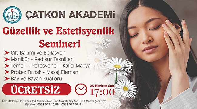 ÇATKON AKADEMİ'DEN ÜCRETSİZ EĞİTİM SEMİNERİ