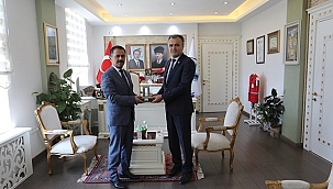 İZMİR METEOROLOJİ 2. BÖLGE MÜDÜRÜ, VALİ AKTAŞ'I ZİYARET ETTİ