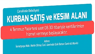 KURBAN SATIŞ VE KESİM ALANINA İLİŞKİN BİLGİLENDİRME VE ÖNEMLİ DUYURULAR