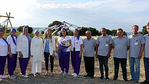 LAVANTA TARLA GÜNÜ ETKİNLİĞİ DARDANOS YERLEŞKESİNDE GERÇEKLEŞTİRİLDİ