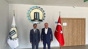 VALİ AKTAŞ, FAHRETTİN ERSOY'U ZİYARET ETTİ