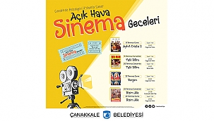 AÇIK HAVA SİNEMA GECELERİNE DAVETLİSİNİZ