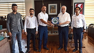 BAŞKAN GÖKHAN KONUKLARINI AĞIRLADI