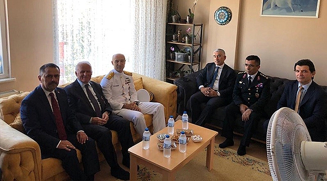 VALİ AKTAŞ' TAN 15 TEMMUZ GAZİLERİNE ZİYARET