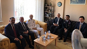 VALİ AKTAŞ' TAN 15 TEMMUZ GAZİLERİNE ZİYARET