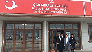 AYVACIK GERİ GÖNDERME MERKEZİNDE DENETLEME