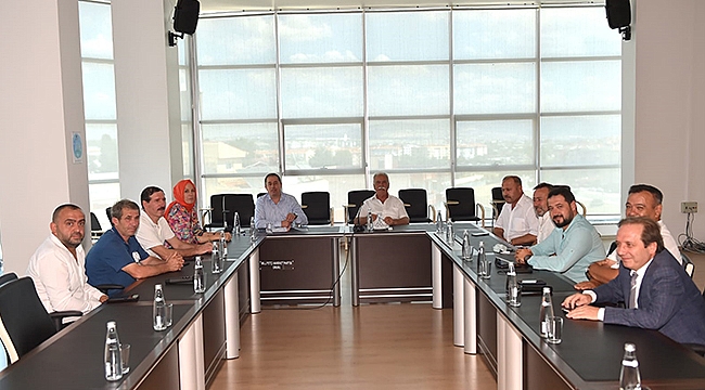BAŞKAN GÖKHAN ESNAF ODALARI İLE BİR ARAYA GELDİ