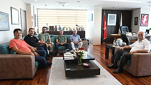 ÇANAKKALE ZMO YÖNETİMİNDEN BAŞKAN GÖKHAN'A ZİYARET