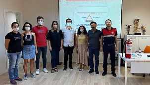 ÇOCUK KÜLTÜR EVİ'NDE TEMEL YANGIN EĞİTİMİ