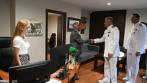 DENİZ HARP OKULU ÖĞRENCİLERİ VE KOMUTANLARINDAN ZİYARET