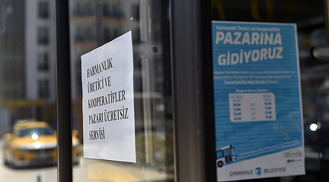 HARMANLIK ÜRETİCİ VE KOOPERATİFLER PAZARINA ÜCRETSİZ SEFERLER BAŞLADI