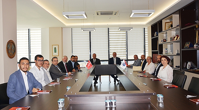 İYİ PARTİ YETKİLİLERİNDEN ÇTSO'YA ZİYARET