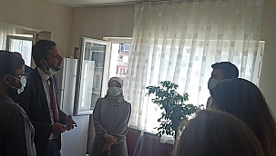 MÜDÜR BAŞTÜRK LAPSEKİ'DE İNCELEMEDE BULUNDU