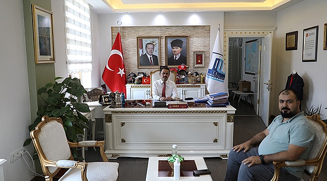 ÖMER KÜÇÜKKAYA, VALİ AKTAŞ'I ZİYARET ETTİ