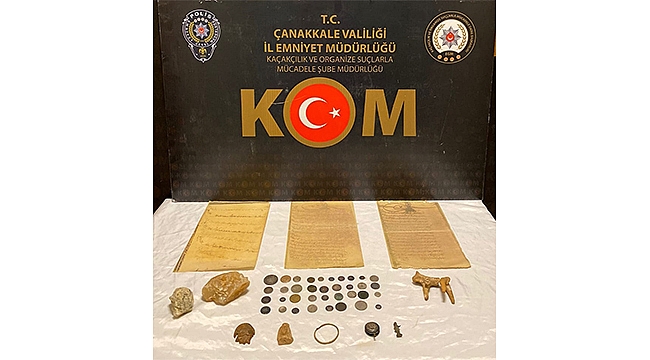 TARİHİ ESER KAÇAKÇISINA OPERASYON DÜZENLENDİ
