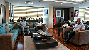 ÜÇPINARLAR VE ÇUBUKLU'DAN BAŞKAN GÖKHAN'A ZİYARET