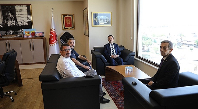 VALİ AKTAŞ, İL GENEL MECLİS BAŞKANI NEJAT ÖNDER'İ ZİYARET ETTİ