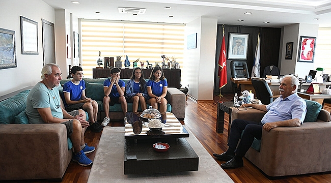 BAŞKAN GÖKHAN KONUKLARINI AĞIRLADI