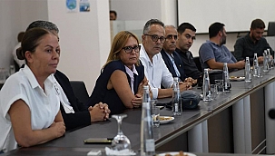 BAŞKAN GÖKHAN KONUKLARINI AĞIRLADI