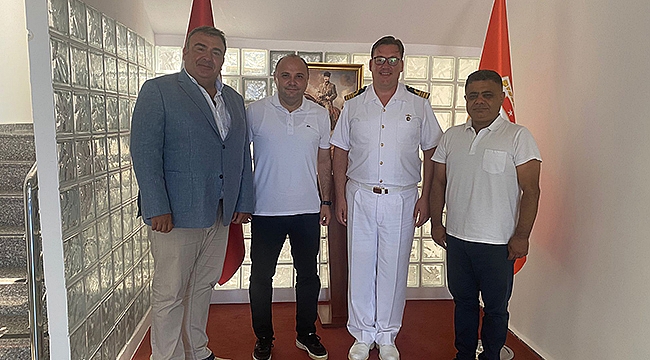 ÇTSO 15 NO'LU MESLEK KOMİTESİ SAHİL GÜVENLİK GRUP KOMUTANLIĞINI ZİYARET ETTİ