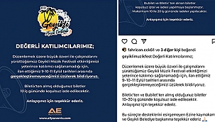 GEYİKLİ MÜZİK FESTİVALİ İPTAL EDİLDİ!