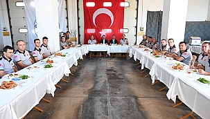 KAYMAKAM DOLU VE BAŞKAN ERDOĞAN'DAN İTFAİYEYE ANLAMLI ZİYARET